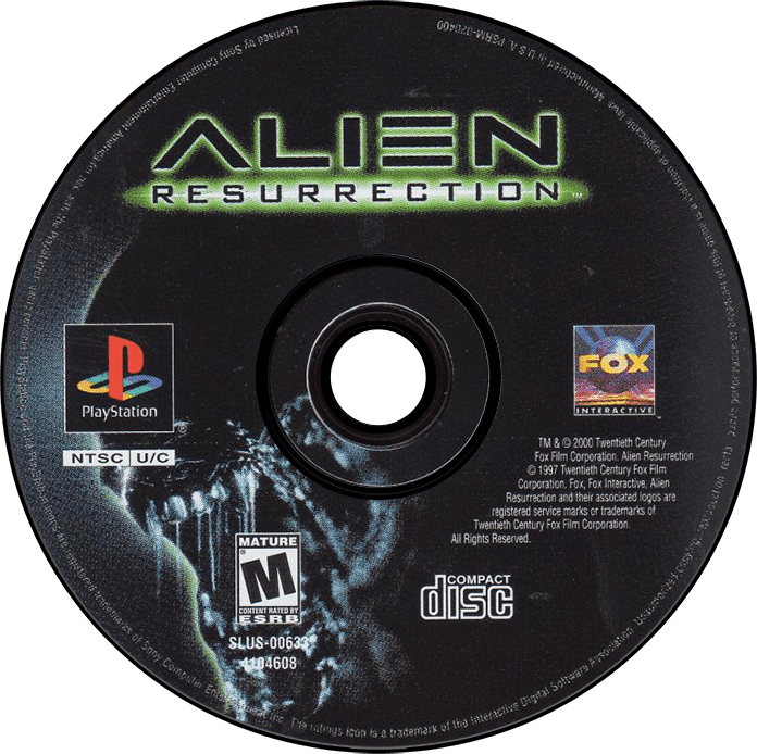 Alien Resurrection media 6 for Playstation